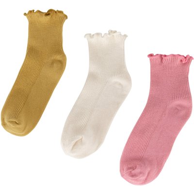 Kurze Socken JENNY 7KB-003-SS25 (3-pack) Gelb