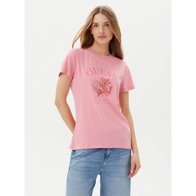 Guess T-Shirt E5GI03 K8G01 Rosa Regular Fit