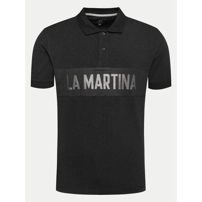La Martina Poloshirt YMP310 JS324 Schwarz Regular Fit