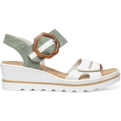 Sandalen Rieker 67476-81 Grün
