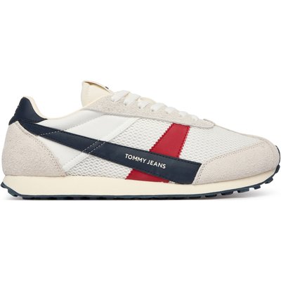 Sneakers Tommy Jeans Retro Runner Archive Open Mesh EM0EM01715 Weiß