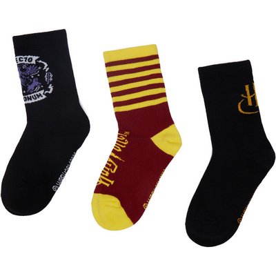 Lange Socken Harry Potter CEO-ACCCS-AW26-308WBHP(3-PACK) Schwarz