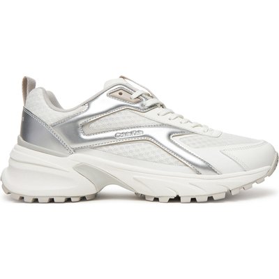 Sneakers Calvin Klein Hike Run Ckstripe Mesh Met HW0HW03140 Weiß
