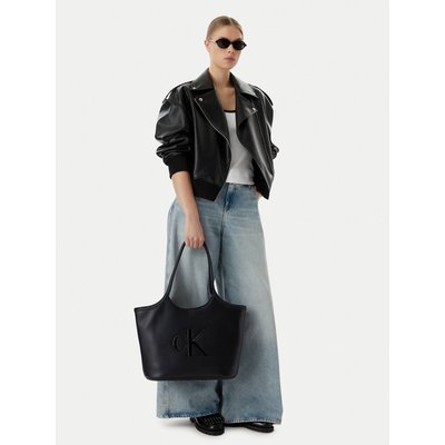 Handtasche Calvin Klein Bold Ck LV04F3562G Schwarz
