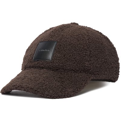 Cap Calvin Klein All-Over Sherpa W/ Patch Cap LV04F5096G Dunkelbraun