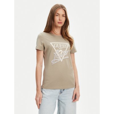 Guess T-Shirt W5YI40 I3Z14 Grün Regular Fit
