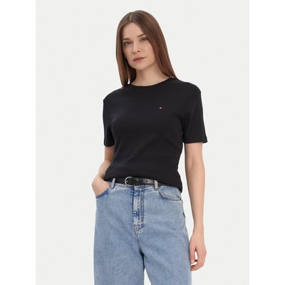 Tommy Hilfiger T-Shirt New Cody WW0WW40587 Schwarz Slim Fit