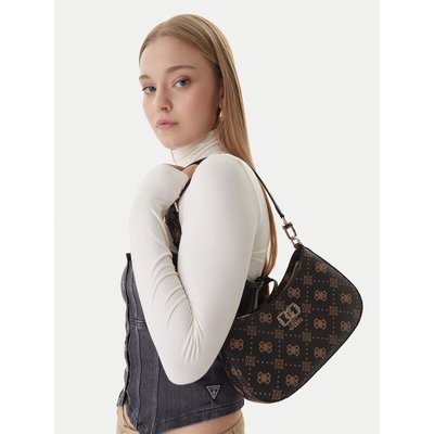 Handtasche Guess Emelie Logo HWGP99 28180 Braun