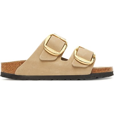 Pantoletten Birkenstock Arizona Big Buckle Hex 1030395 Braun