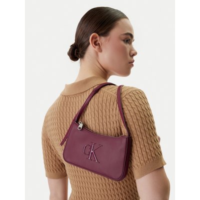 Handtasche Calvin Klein Bold Ck Mini Bag LV04F1125G Dunkelrot