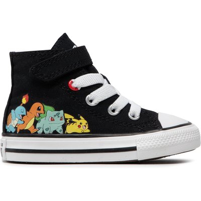 Sneakers aus Stoff Converse POKEMON Chuck Taylor All Star Hi A01229C Schwarz