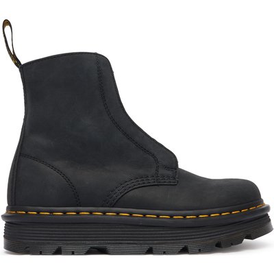 Stiefeletten Dr. Martens Zebzag Laceless Black Wyoming DM42653001 Schwarz