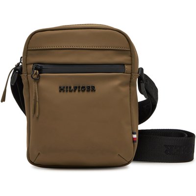 Umhängetasche Tommy Hilfiger Th Tpu Mini Reporter AM0AM13498 Braun