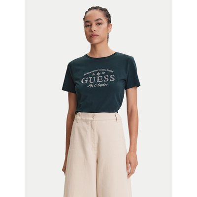 Guess T-Shirt V5YI13 J1314 Grün Regular Fit