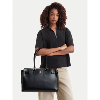 Handtasche Tommy Hilfiger AW0AW19069 Schwarz