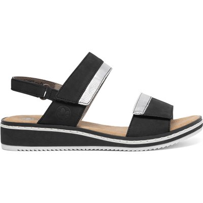 Sandalen Rieker V36B9-14 Schwarz