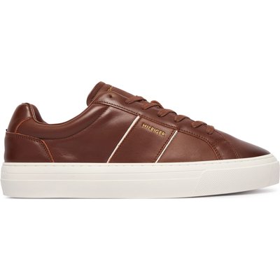 Sneakers Tommy Hilfiger Dress Casual Leather Sneaker FM0FM05989 Braun