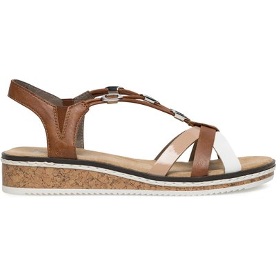 Sandalen Rieker V3657-81 Braun