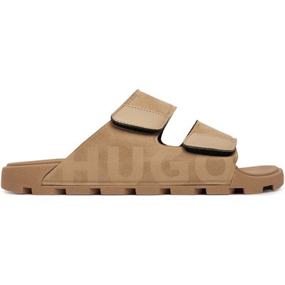 Pantoletten HUGO Evander 50563303 Beige