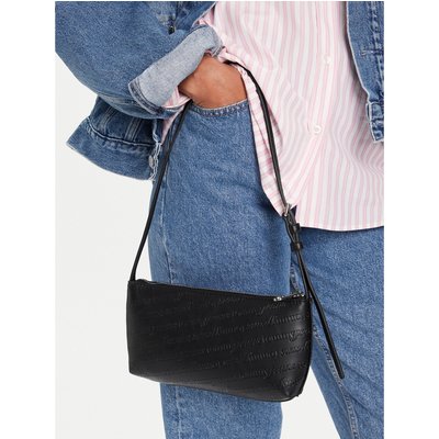 Handtasche Tommy Jeans Tjw Must Aop Shoulder Bag AW0AW17867 Schwarz