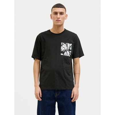 Jack & Jones T-Shirt Split 12272995 Schwarz Regular Fit