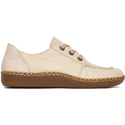 Halbschuhe Rieker N2402-60 Beige