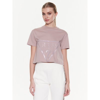 Guess T-Shirt Adele V2YI06 K8HM0 Rosa Boxy Fit