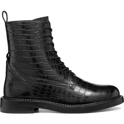 Schnürschuhe Geox D Serilda D46WYG 40 C9999 Schwarz