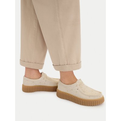 Halbschuhe Clarks Torhill Bee 26186297 Écru