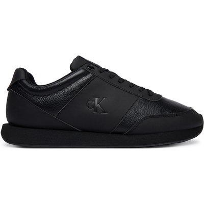 Sneakers Calvin Klein Retro Run Lace Band Tmb Lth Mix HM0HM02447 Schwarz