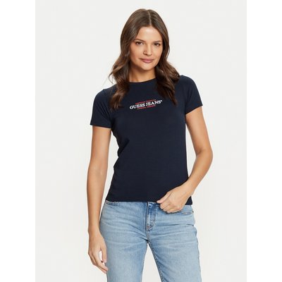 Guess Jeans T-Shirt W4YI03 J1314 Dunkelblau Regular Fit