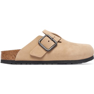 Pantoletten Birkenstock Boston Wire Buckle 1031573 Hellbeige
