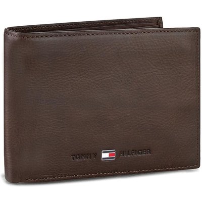 Geldbörse Tommy Hilfiger Johnson Cc Flap And Coin Pocket AM0AM00660/82566 Braun