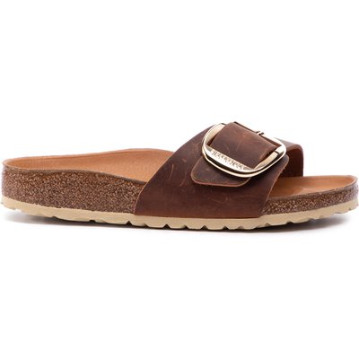 Pantoletten Birkenstock Madrid Big Buckle 1006525 Braun