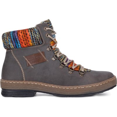 Schnürschuhe Rieker Z6743-45 Grau