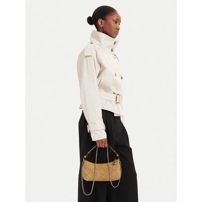 Handtasche Tory Burch Fleming Suede Pochette 185797 Beige