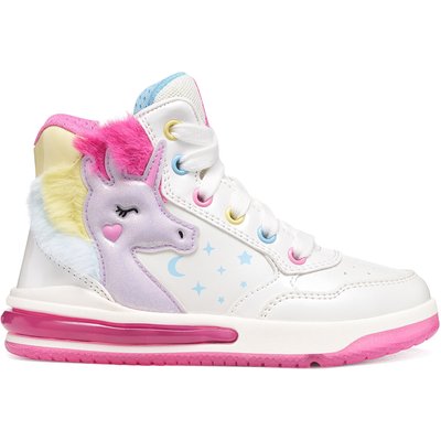 Sneakers Geox J Sketlite Girl J66NWA 0NFKN C0653 S Weiß