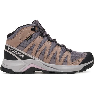 Trekkingschuhe Salomon X-Adventure Recon Mid Gore-Tex L47753400 Violett
