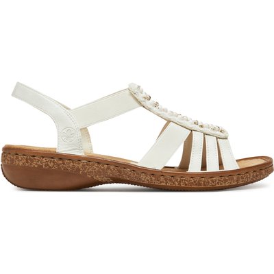 Sandalen Rieker 62809-60 Weiß