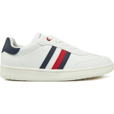 Sneakers Tommy Hilfiger Stripe Low Cut Lace-Up Sneaker T3X9-33850-1355 S Weiß