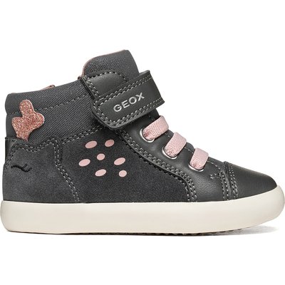Sneakers Geox B Gisli Girl B661MA 022BC C9002 S Dunkelgrau