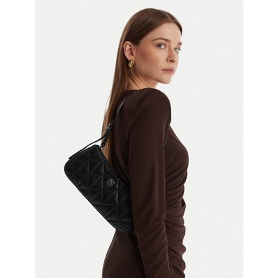 Handtasche Calvin Klein Quilted Small Shoulder Bag LV04F3327G Schwarz