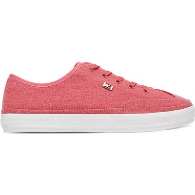 Sneakers Tommy Hilfiger Washed Canvas Vulc Sneaker FW0FW08894 Rosa