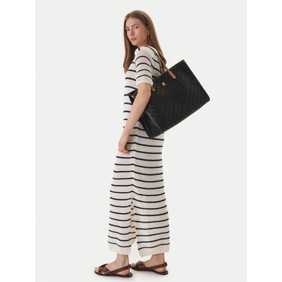 Handtasche Tommy Hilfiger Th City Tote AW0AW18394 Schwarz