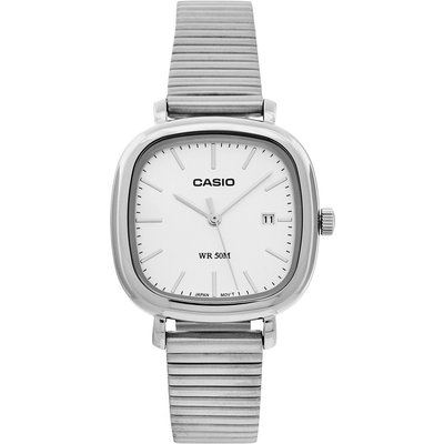Uhr Casio LTP-B166D-7AVEF Silberfarben