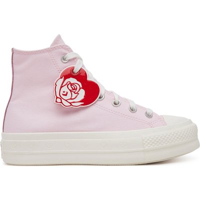 Sneakers aus Stoff Converse Chuck Taylor All Star Lift Platform Hearts A13652C Rosa