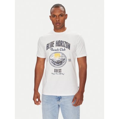 Guess T-Shirt M5YI69 KBW41 Weiß Regular Fit