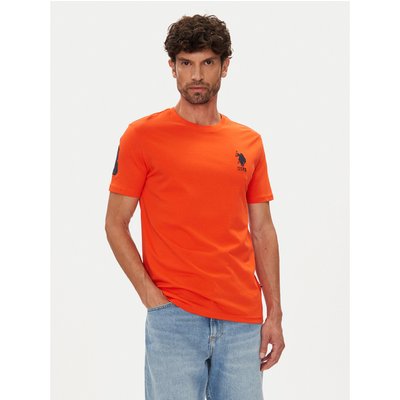 U.S. Polo Assn. T-Shirt MUP3311 Orange Slim Fit
