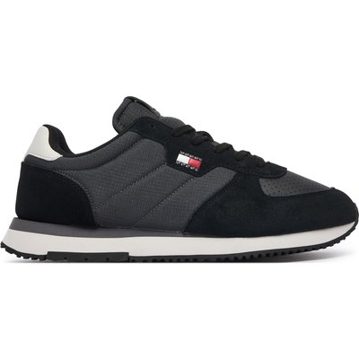 Sneakers Tommy Jeans Tj Runner Flag Mix EM0EM01774 Schwarz
