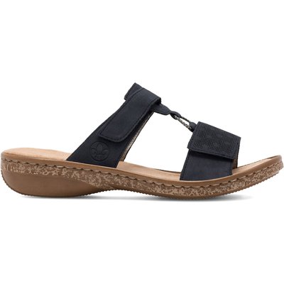 Pantoletten Rieker 62885-14 Dunkelblau